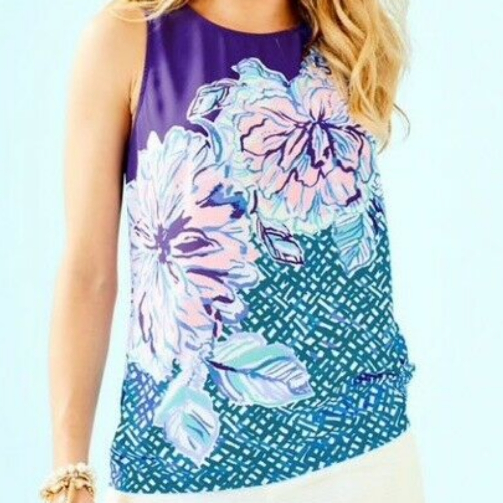 Lilly Pulitzer Iona Top Size Medium